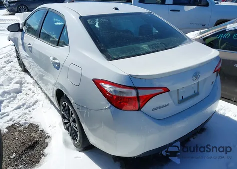 2016 Toyota Corolla S Plus from USA, damaged, VIN 5YFBURHE3GP460075